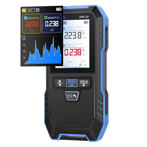VBESTLIFE Detector EMF 4 en 1 Campo Electromagnético