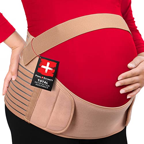 Image of POHL SCHMITT PerfectFit, Pregnancy Support Maternity Belt and Postpartum Band - Relieve Back, Pelvic, Hip Pain, Breathable and Adjustable Back Support, L