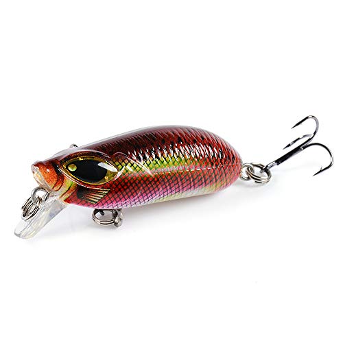 Isca de pesca, Andoer 5,8 cm 7g Crankbait Pesca Isca de Manivela Artificial Isca Pesada Isca Pesada