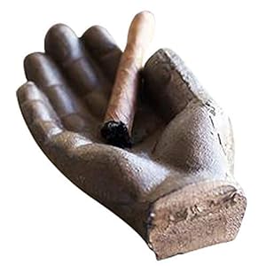 Sigaar Asbak – Gietijzeren Hand Antieke Asbak – Gebruik als Outdoor Asbak of binnenshuis, Sigaretten Asbak, Cool Smokers…