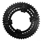 XGSUZNE Corona Doppia Asimmetrica AL7075 per Bici da Strada, 110BCD, 4 Fori, Compatibile con guarniture Shimano 105 FC-R7000, Ultegra FC-R8000 e Dura-Ace FC-R9100 (34/50T).