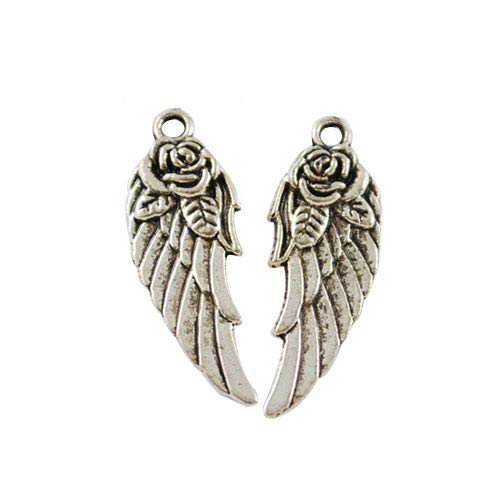 Charming Beads Tibetano AlaPendente Argento Antico...