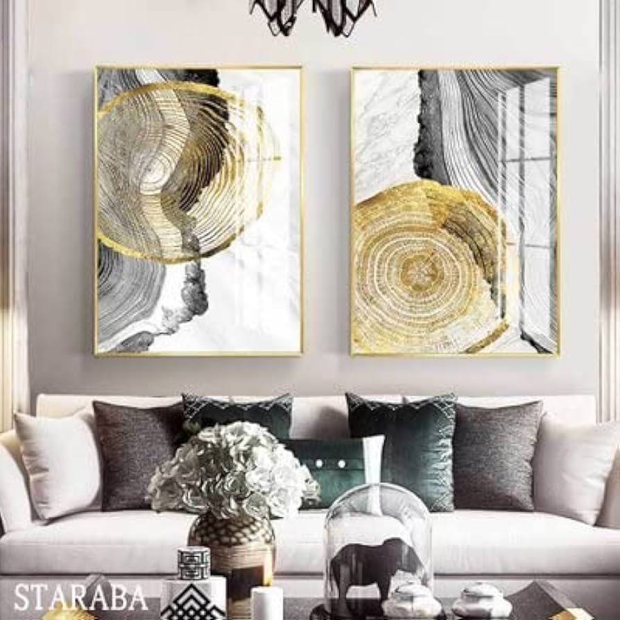 Amazon.co.jp: staraba ファブリック パネル 枠 アート モダン 絵 60