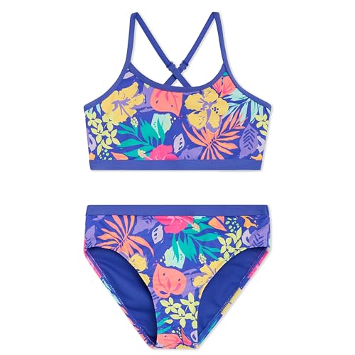 Image of Lands' End Girls' Swim UPF 50+ Adjustable Strap Bikini Set