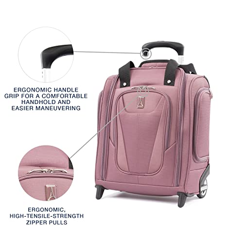 Image of Travelpro Maxlite 5 | Rolling Underseat Bag, Dusty Rose Pink, 15-Inch, Maxlite 5 Rolling Underseat Compact Carry-on Bag