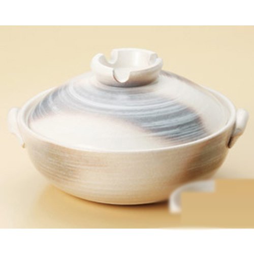 Amazon|5個セット 土鍋(萬古焼) かすみ志野9号鍋(萬古焼) [32.5×R28.5 Amazon|5個セット 土鍋(萬古焼) かすみ志野9号鍋(萬古焼) [32.5×R28.5