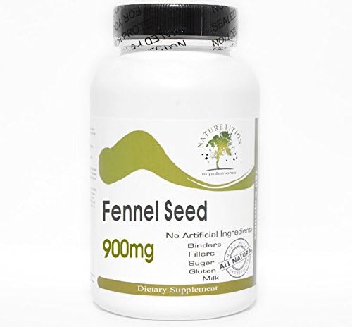 Fennel Seed 900mg ~ 100 Capsules - No Additives ~ Naturetition Supplements