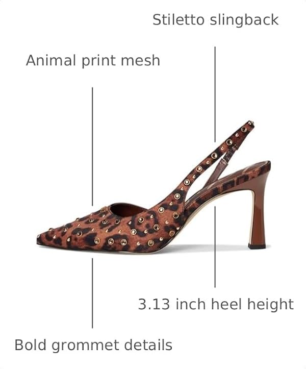 Circus NY by Sam Edelman Women's Tallie Pump Leopard Print Satin 9 M by Circus NY by Sam Edelman - Used condition - Image 3