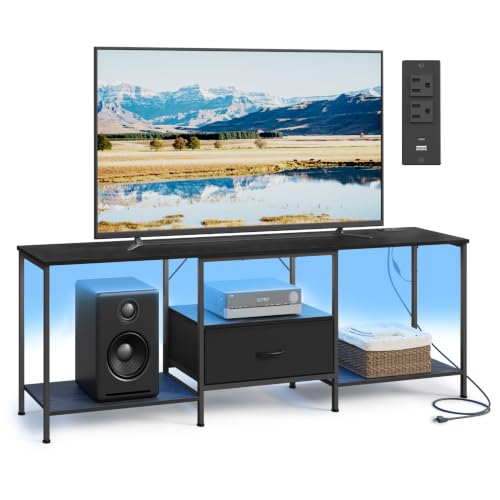 Image of SONGMICS TV Stand for TVs Up to 80 Inches
