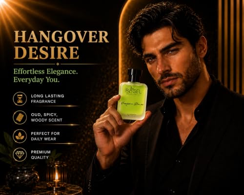 Image of Hangover Desire Perfume for Men 50ml | Long Lasting | Eau De Parfum Spray | Oud, Spicy Luxury Fragrance | Premium Luxury Perfume for Daily Wear & Special Occasions