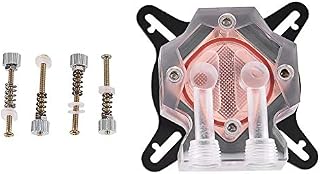 GPU Liquid Cooler,Computer GPU Universal Water Cooling Block Waterblock 40mm Copper Base,Processed