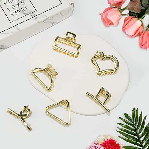 Cobinaan Small Metal Claw Hair Clips For Women thumb #5