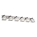 Justice Design Group GLA-8926-26-WTFR-DBRZ Veneto Luce Collection Modular 6-Light Bath bar