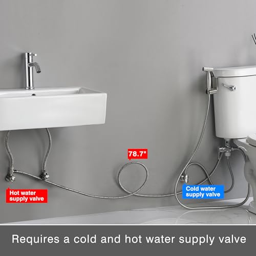 Bidet à eau chaude avec pression réglable sans électricité - 6