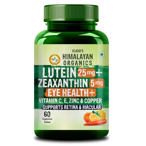 Vlado's Himalayan Organics Plant Based Eye Care Lutein and Zeaxan...