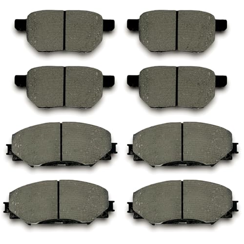 ALADICHE Front Rear Ceramic Brake Pads Compatible with 2009-2010 Pontiac ...