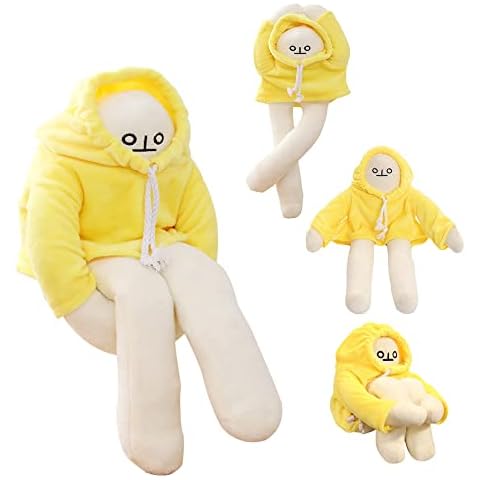 LumenTY1 Pcs Plush Banana Man Toy Plush 18cm Banana Man Toy Stuffed Doll Funny Man Doll Decompression Toy for Boys Girls Birthday Party Christmas Cover