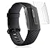 kwmobile Set de 2 Fundas Compatible con Fitbit Charge 3/4 - Carcasa Dura para Fitness Tracker en Transparente