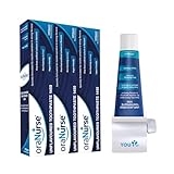 Oranurse Unflavoured Toothpaste 50ml (Pack of 3), Toothpaste for Sensitive Teeth, 3 Tubes of 50ml (Total 150ml) Bundle with You1st Stainless Steel Toothpaste Squeezer