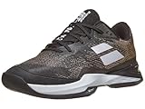 Babolat Men's Jet Mach 3 All Court Tennis Shoes, Black/White (Men's US Size 9)