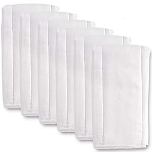 6 Ply Cloth Diapers Burp Cloth, Fasoar Thick Washable Absorbent Cotton Diaper for Babies and Toddlers Multi-Use 6/10/12…