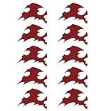 TempooCos Anime Temporary Tattoos Sets Front Head Sticker Demon Tattoo Stickers for Cosplay Accessory Halloween Party - 10 PCS