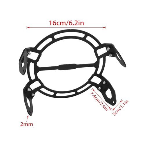 Calandre protection phare CL500 moto accessoires grille rigide - 2