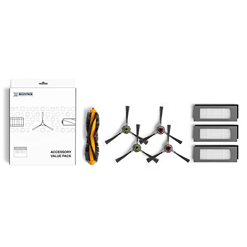 Ecovacs Robotics Deebot Ozmo 610 Saug- und Wischroboter mit Ozmo-Technologie, systematischer Reinigungsweg auf Hartböden, App-Steuerung, 40 Watt, weiß