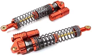 Integy RC Model OBM-1219RED Billet Machined Off-Road Piggyback Shocks for SCX-10 Dingo, Honcho, JP L=108mm