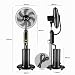 Nebulizador Terraza Ventilador de Pie con Agua 4L Refresca y Humidifica con Control Remoto Vaporizador 3 Velocidades de Viento for Patio Imagen de Nebulizador Terraza Ventilador de Pie con Agua 4L Refresca y Humidifica con Control Remoto Vaporizador 3 Velocidades de Viento for Patio
