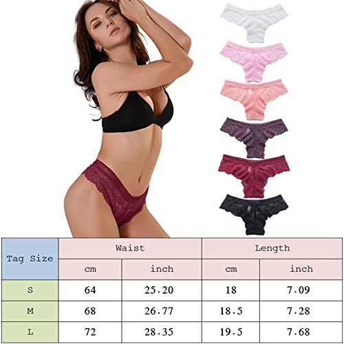Calcinha feminina sexy de renda de cor lisa com renda vazia e calcinha de levantamento de bumbum, Br