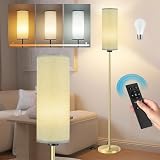 🔥【Hauteur Optimale et Base Extrêmement Stable】Avec sa hauteur parfaite de 133 cm, ce lampadaire sur pied illumine votre pièce sans éblouissement. Son pied large et lourd lui assure une stabilité inégalée et anti-basculement, même dans un foyer animé avec des enfants ou des animaux. La sécurité de votre famille est notre priorité.