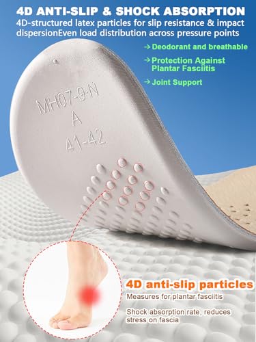 50% Off MARRDO Leather Sockless Shoe Insoles - Shock Absorption - Image 6