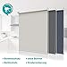 Produktbild Homland Verdunkelungsrollo Rollos für Fenster und Tür ohne Bohren 105x150cm Creme Thermo Rollo Klemmfix Verdunklungsrollo Fensterrollo Lichtblick Sicht-und Sonnenschutz Wand-und Deckenmontag