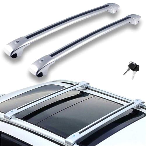 Barras de baca en aleación de aluminio premium con llave para Nissan Pathfinder