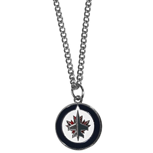 NHL Siskiyou Sports Fan Shop Winnipeg Jets Chain Necklace with Small Charm 22 inch Team Color