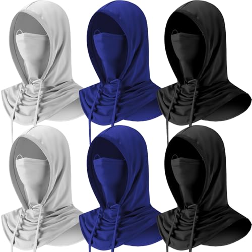 Image of Frienda 6 /9 /12 Pcs Balaclava Ski Mask UV Protection Hood Breathable Full Head Mask Face Cover for Men Women Cycling Fishing