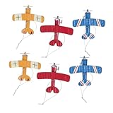 Aspecto vintage: el de avión de hierro vintage presenta un diseño clásico que aporta un de aviación atemporal a la decoración de su hogar, oficina o evento, avión de metal fundido a presión, avión vintage