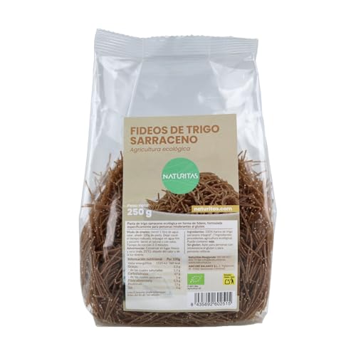 Fideos de trigo sarraceno Bio 250 g Naturitas Essentials | Vegano | Sin gluten | Sin lactosa |