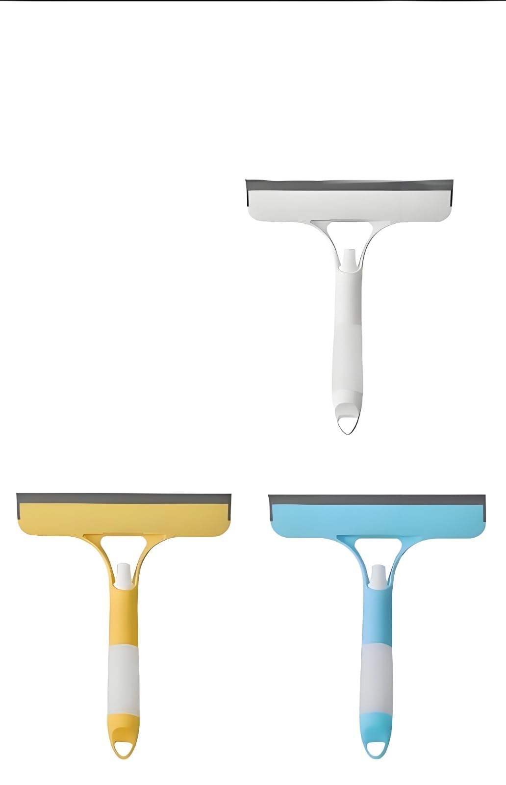 Rascador de limpieza de ventanas 3 en 1, limpiador de vidrio multifunción con spray y escobilla de goma, herramienta multiusos para baño, suelos, coches, diseño 2025