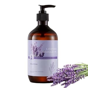 Massage Oil for Relaxing, Warming, Joint Pain Sensual Massage Oil Lavender Massage Oils for Massage Therapy Moisturizing Massage Oil for Men and Women (Lavender Flavor)