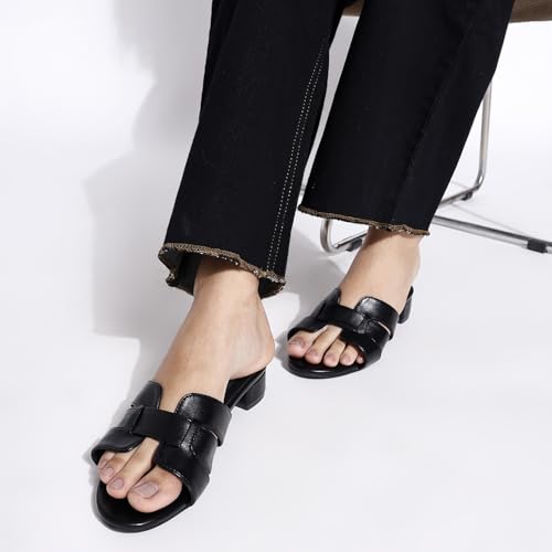 Image of TRASE Block Heels Sandals For Women, Sassy Stylish & Comfortable Footwear