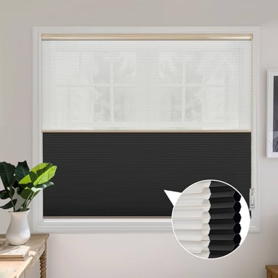 ハニカムシェード ツイン レース 一級遮光 ハニカムシェード ツイン