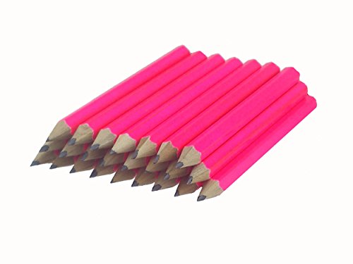 Lápices de grafito HB rosa neón pack 48 sin borrador miniatura 1