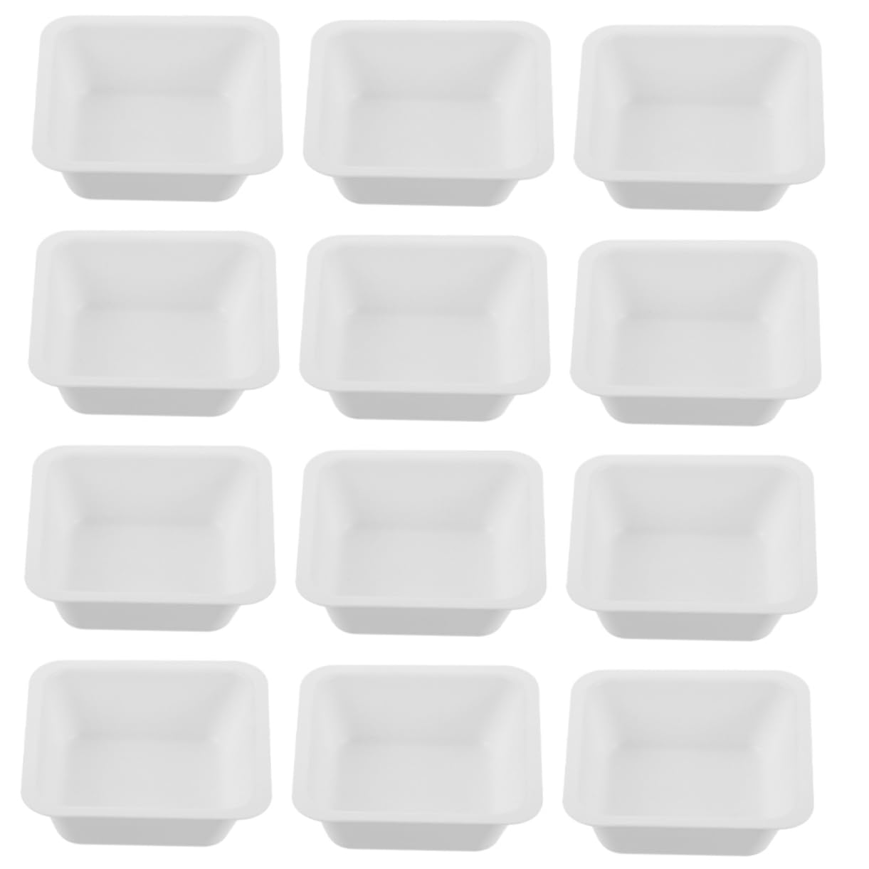 Veemoon 30pcs 250ml Square Weighing Dish Lab Weigh Boats for Coffee Bean Measuring