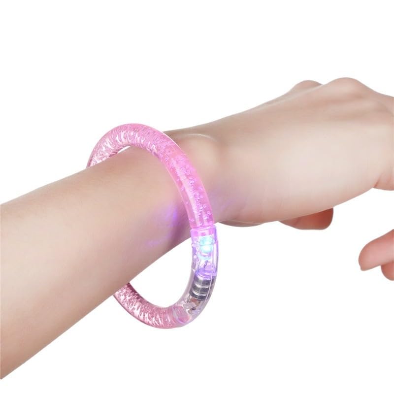 Neon LED Bangles for Parties - Pack of 2