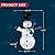Joiedomi Snowman Christmas Outdoor Decoration, 150 LED Lighted Christmas Holiday Decorations, Collapsible Snowman Yard Lights Backyard Garden Lawn Xmas Decor, Blue Scarf