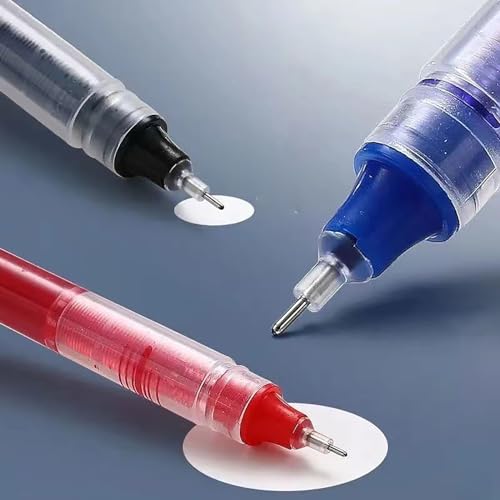 20 bolígrafos de tinta negra punta fina 0.5mm miniatura 5