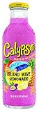 Calypso Lemonade, Island Wave Lemonade, Made with Real Fruit, 16 Fl Oz Glass Bottles (Pack of 6)