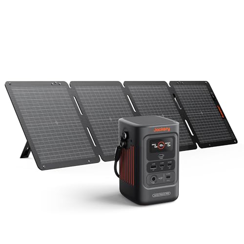Jackery Explorer 240D Power Bank, 256Wh LiFePO4 Battery Portable Power Station, Charging Cable Included with 100W Soalr Panel E240D+100W
